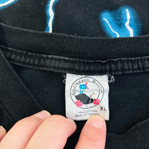 Vintage American Thunder Eagle AOP Size XL Single Stitch Lightning 90’s - Picture 9 of 12